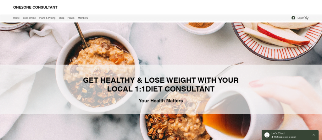 How To Setup A 1:1 Diet Consultant Website